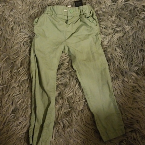 h&m olive pants